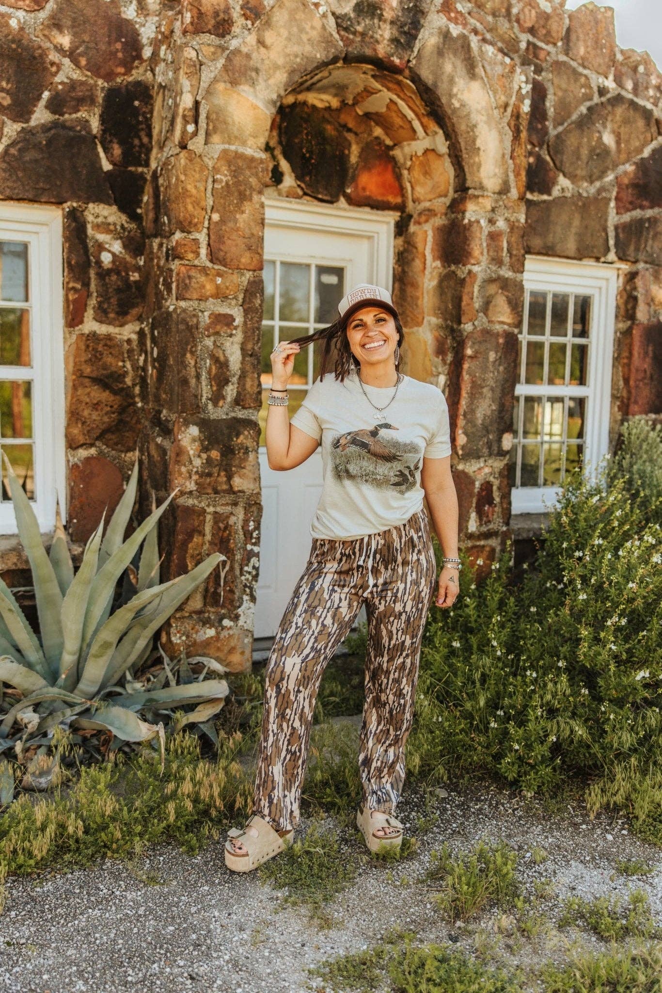 Cement Vintage Duck Graphic Tee for wholesale on Faire3