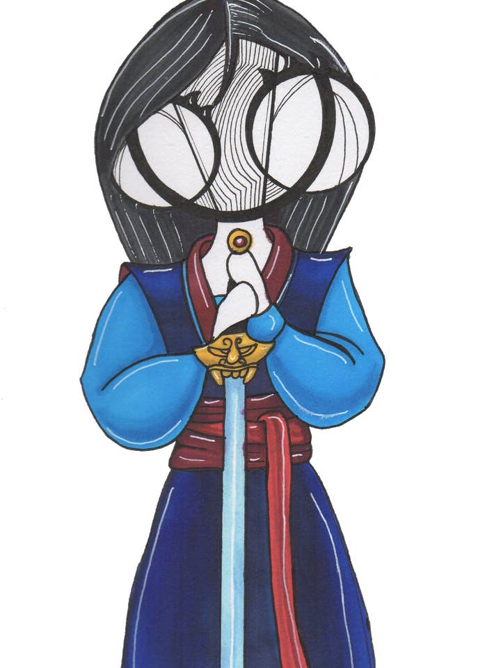 Mulan Art Print for wholesale by Harth Creations