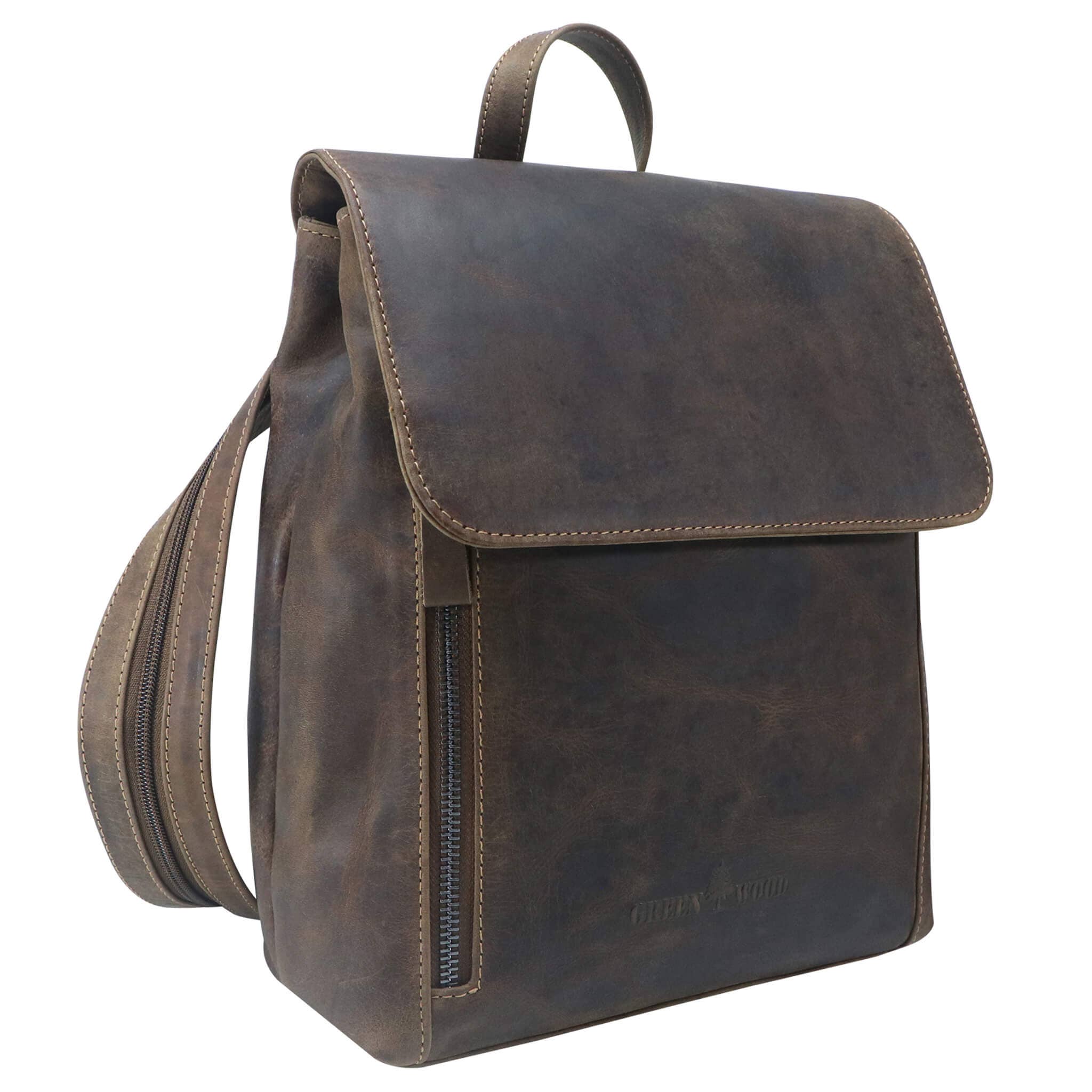 Greenwood – Großhandel Rucksack – Unisex – Kelly City Rucksack Damen Elegant Retro Lederrucksack Herren10