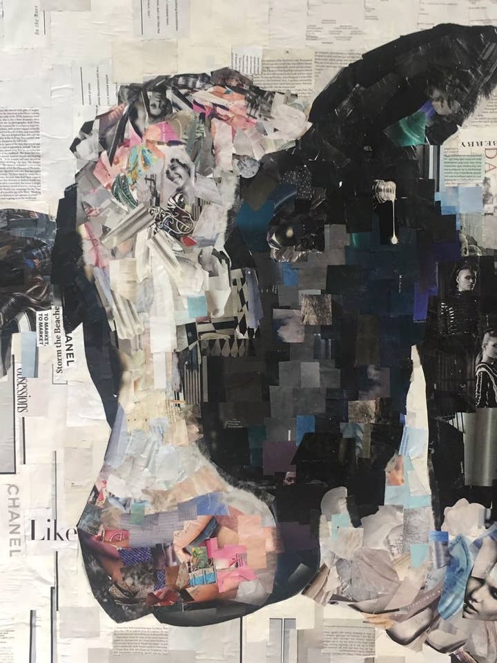 Cow Collage 2 (stationary) for wholesale by Whitney L. Anderson