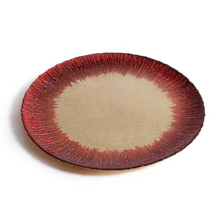 Himmelsk Kant Glas Middagstallerken for engroshandel hos Zodax