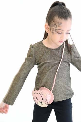 Yuko B - Wholesale Crossbody Bag - Kids - Children's shoulder bag - Léo the Pink Leopard4