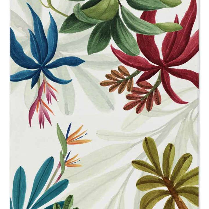 Cotton Satin Runner "Amazon" 100% Made in Italy for wholesale by The Napking