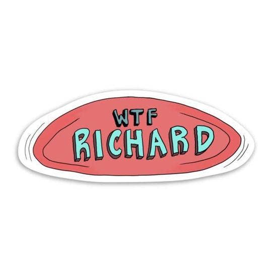 Big Moods - Wholesale Sticker - Wtf Richard Frisbee Sticker