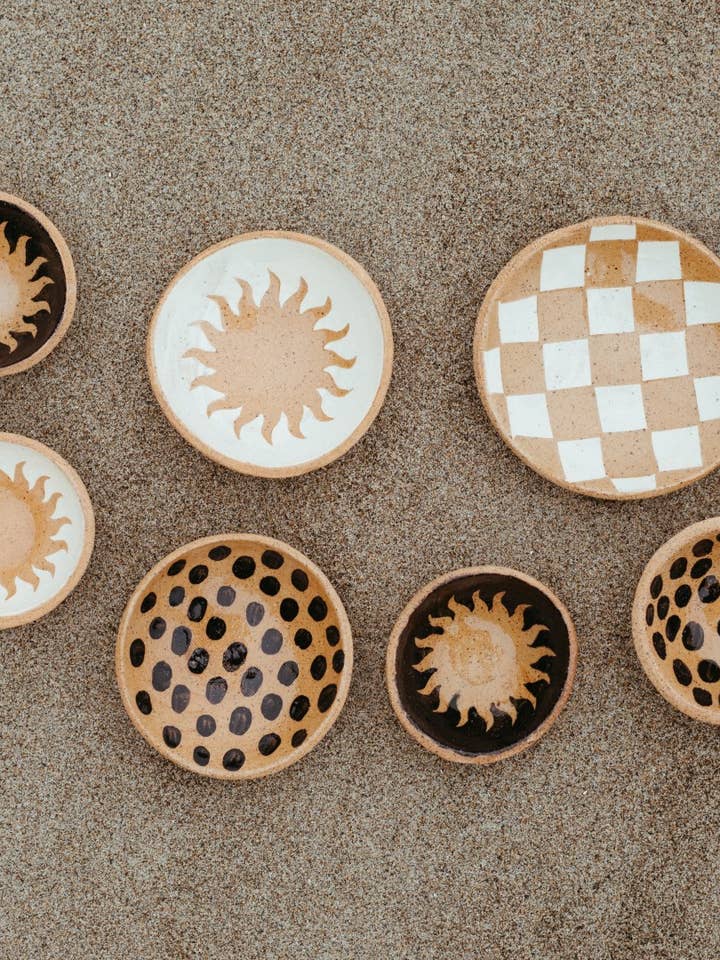 Sunburst Dish for wholesale by Anne Gates Studio