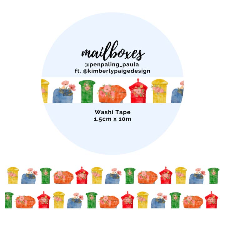 Mailboxes - Washi Tapes for wholesale by Penpaling Paula