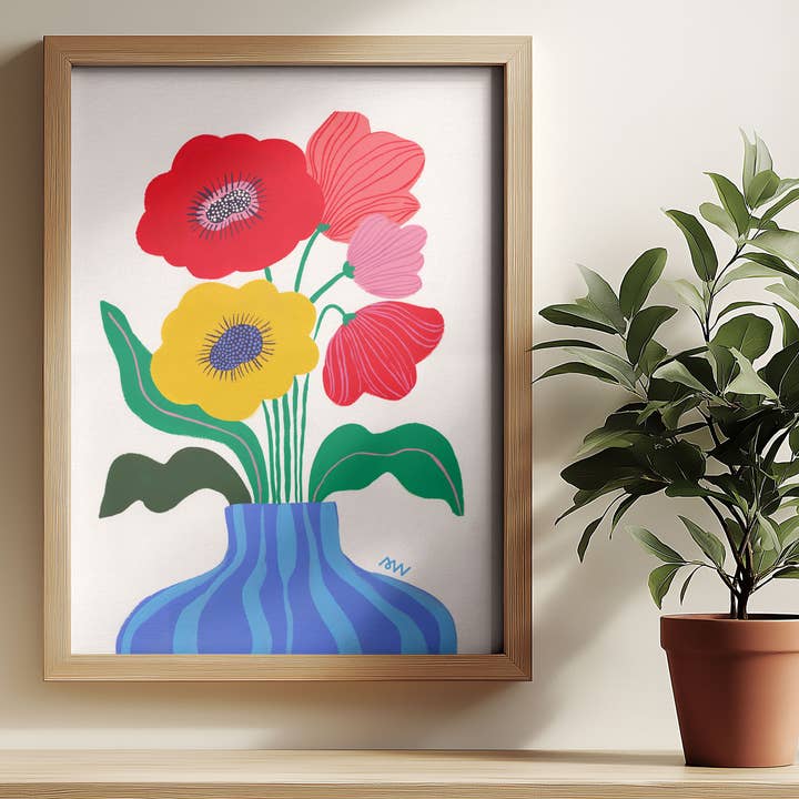 Original Painting - Poppies And Company for wholesale by Hello couleur
