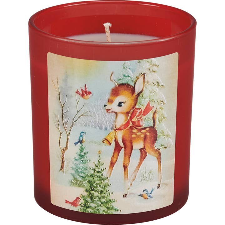 Primitives by Kathy - Wholesale Jar/Filled Candle - Santa's Reindeer Candle Set