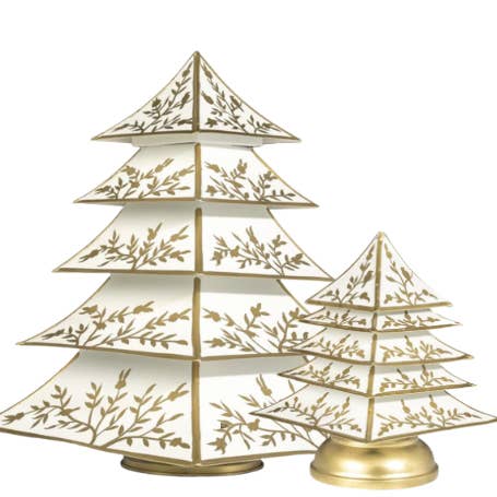 The Enchanted Home - Wholesale Christmas Decoration - Ivory AND GOLD BRANCH CHINOISERIE TREE
