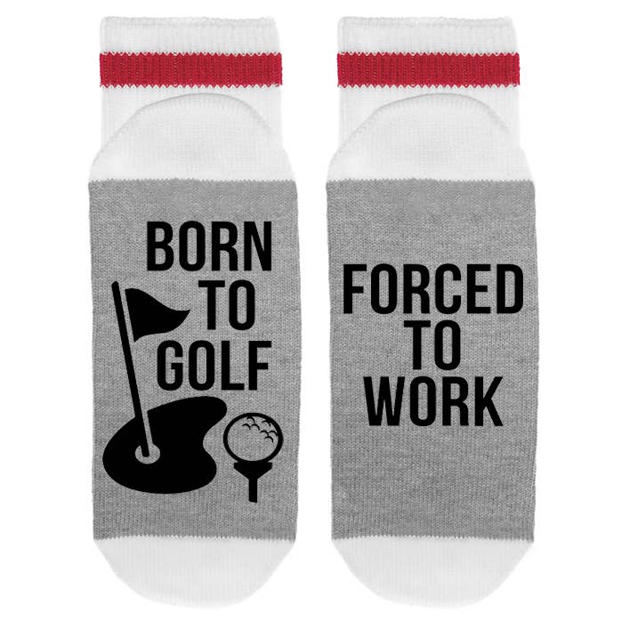 Sock Dirty to Me - Wholesale Socks - Men's - MENS - Born To Golf Forced To Work - Socks0