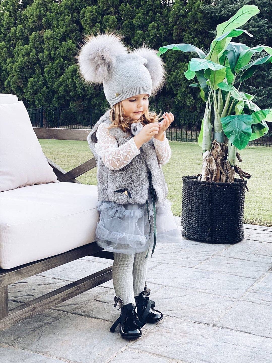 Petite Maison Kids – wholesale Beanie – Kids – Nikita Double Pom Angora Hat9