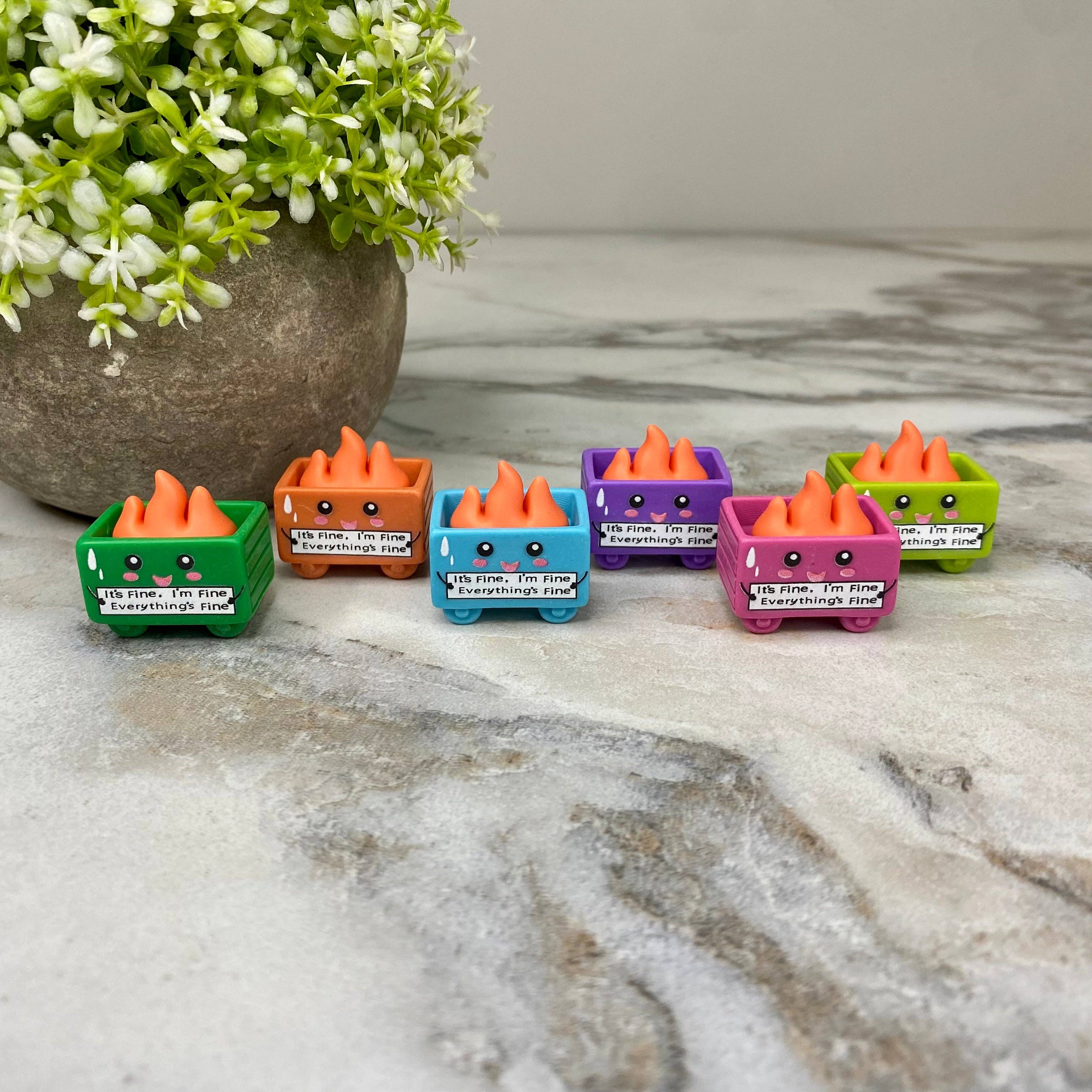 Hive Supply - Wholesale Figurine Toy - Kids - Figurine Toy - Dumpster Fire Mix1