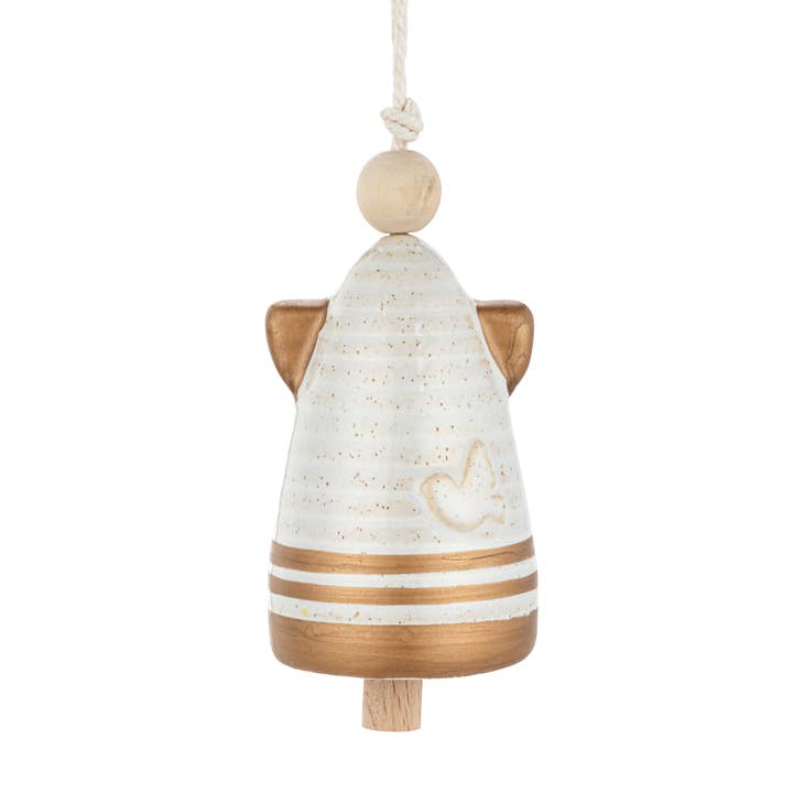 Spirit of Christmas Mini Holiday Angel Bell - 2x3in for wholesale by DEMDACO