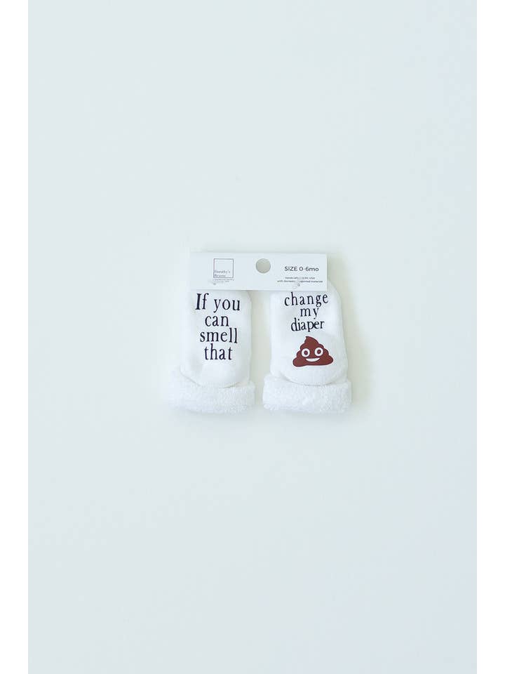 Dorothy’s Reason – Engroshandel Sokker - Baby – Hvis du kan lugte, at ændre min ble baby sokker | Quirky2
