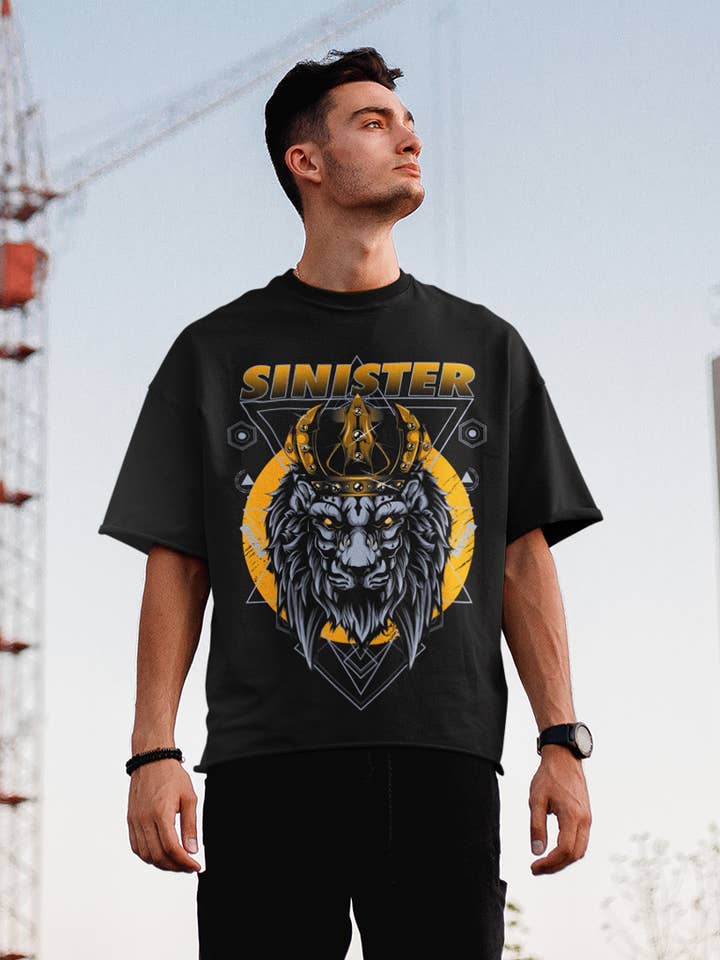 Lion King - Maglietta da uomo per la vendita all'ingrosso da parte di Sinister Kings