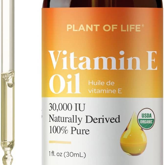 Plant of Life – Großhandel Bade-/Körperöl – Vitamin-E-Öl | Natürlich | Gesichts-, Haut- und Haarpflege |Tocopherol