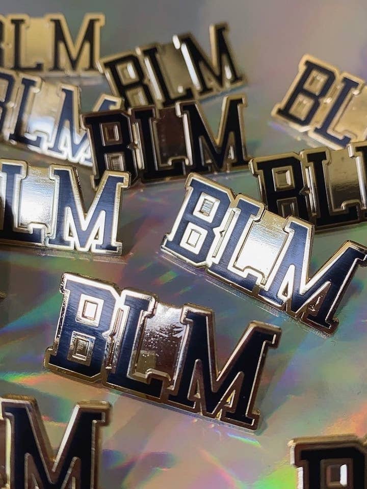 Pino de esmalte duro Black Lives Matter (BLM) por atacado de Hype Pins