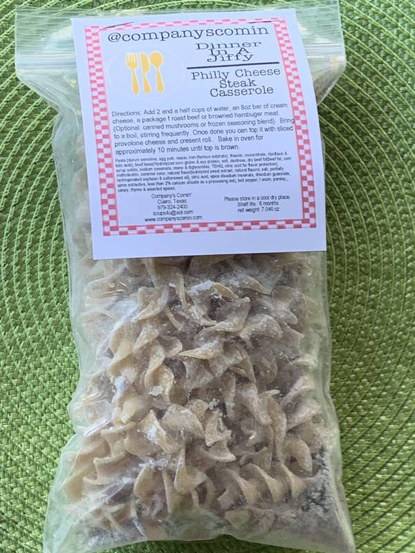 Philly Cheesesteak Casserole Mix for wholesale by Company's Comin'