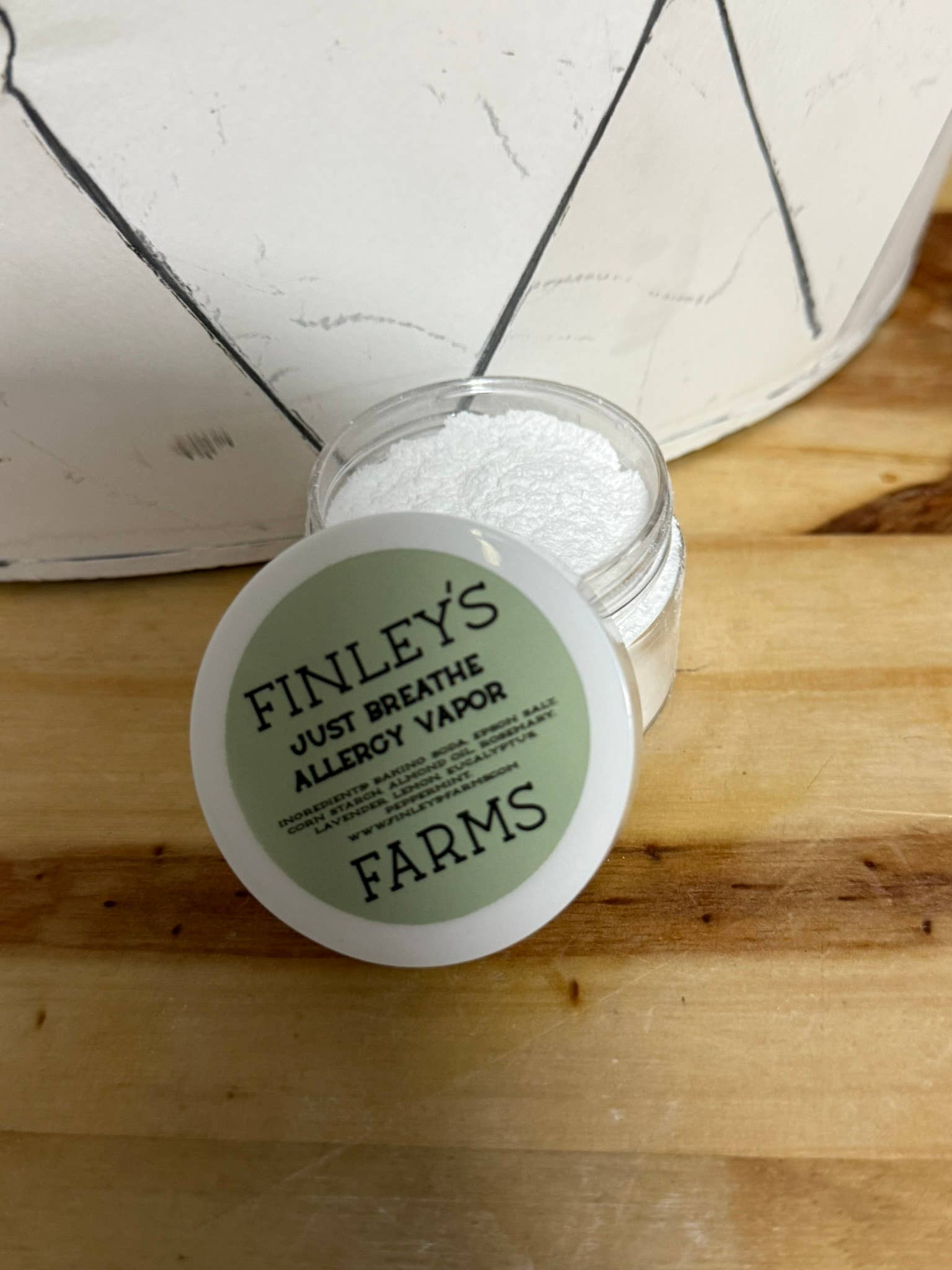 Finleys Farms - Wholesale Shower Steamer/Bomb - Finley’s Farms “Just Breathe” Allergy Vapor Powder