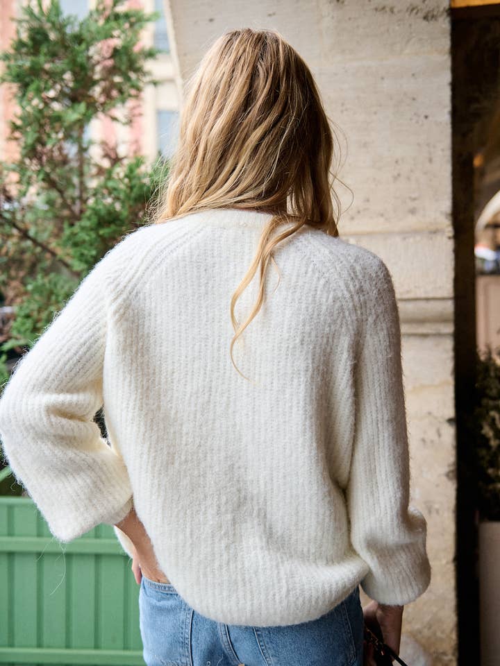 Nathael Paris - Wholesale Knit Sweater - Women's - Loose alpaca and wool sweater9