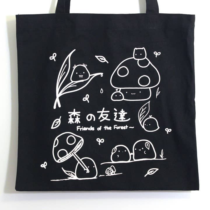 Friends of the Forest Tote for wholesale by Cafe De Yume