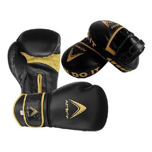Athllete – wholesale Sporttillbehör – Athllete boxnings träningsset med handskar och slagpaddlar24