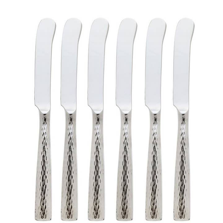 18/10 Amboss Pastete-Messer-Set, 6 für den Großhandel von Ricci Argentieri