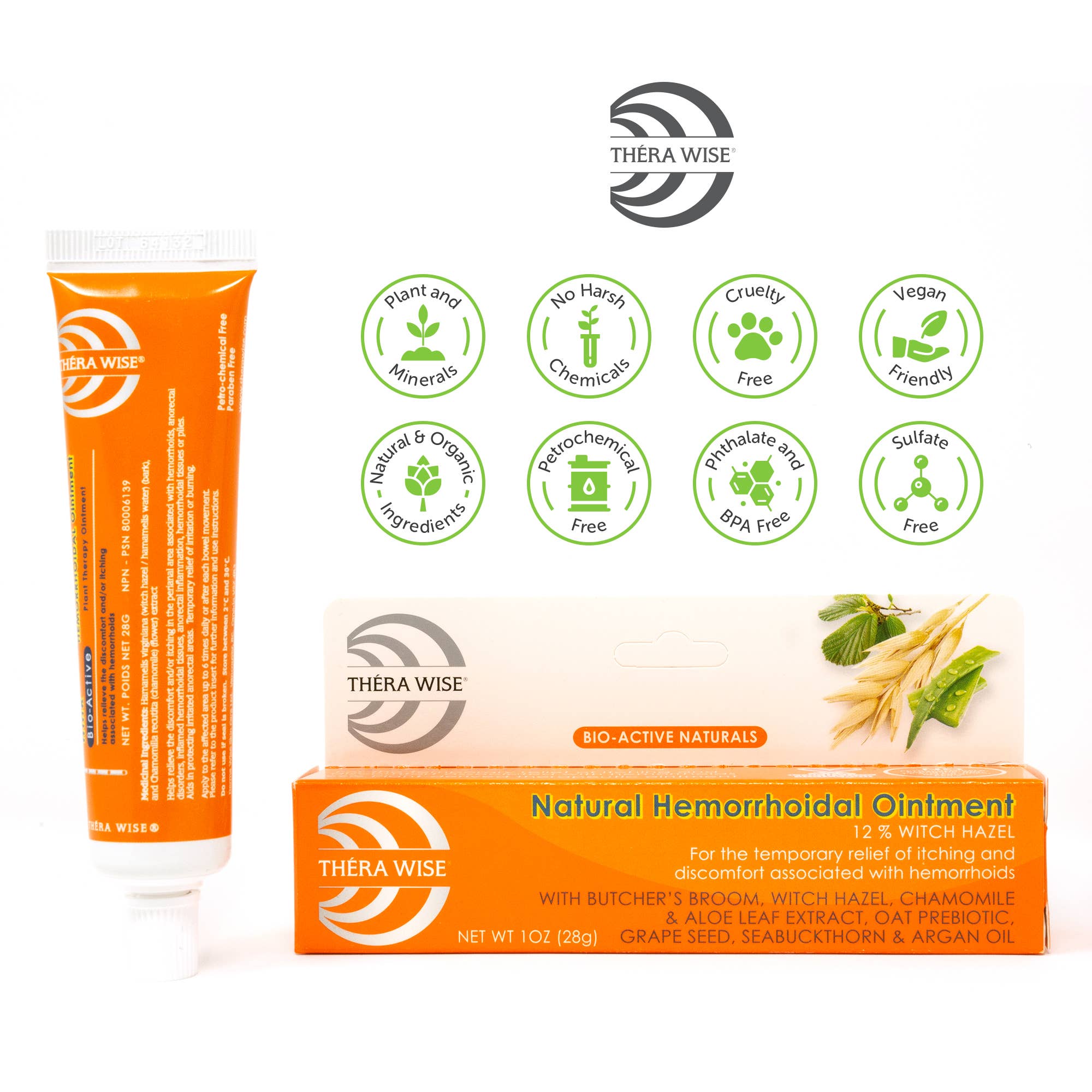 Thera Wise - Wholesale Healing Salve/Balm/Cream - Natural Hemorrhoidal Ointment0