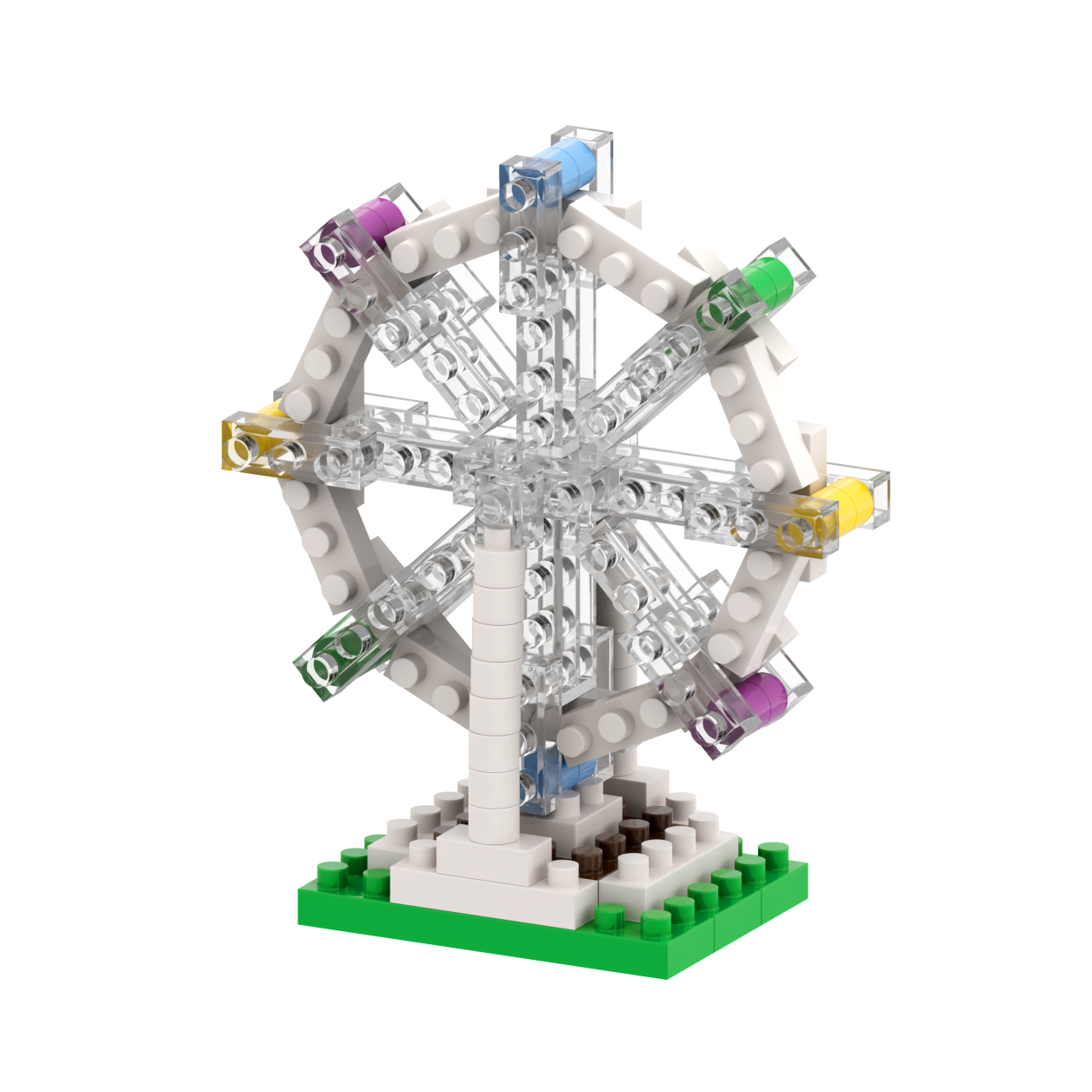 Brixies - Wholesale Build-a-Toy - Kids - BRIXIES Ferris Wheel Postcard1