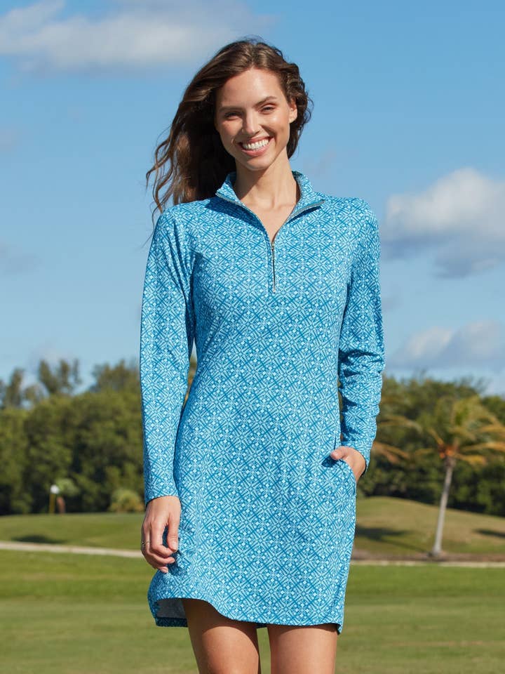 Camden 1/4 Zip Sport Dress for wholesale by Cabana Life