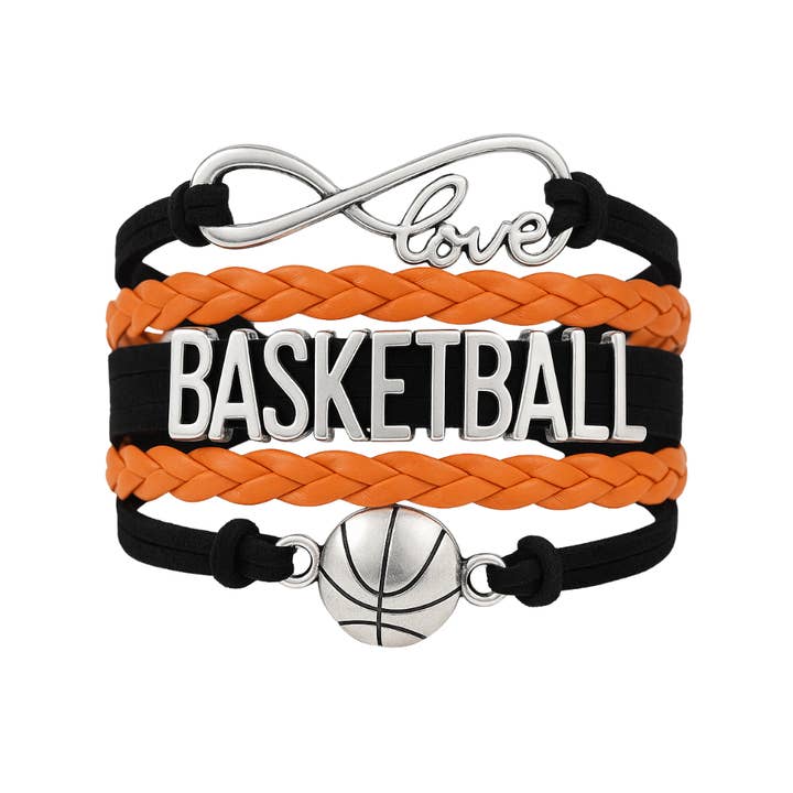 Basketball-armbånd - 16 holdfarver, basketball-smykker for engroshandel hos Sportybella