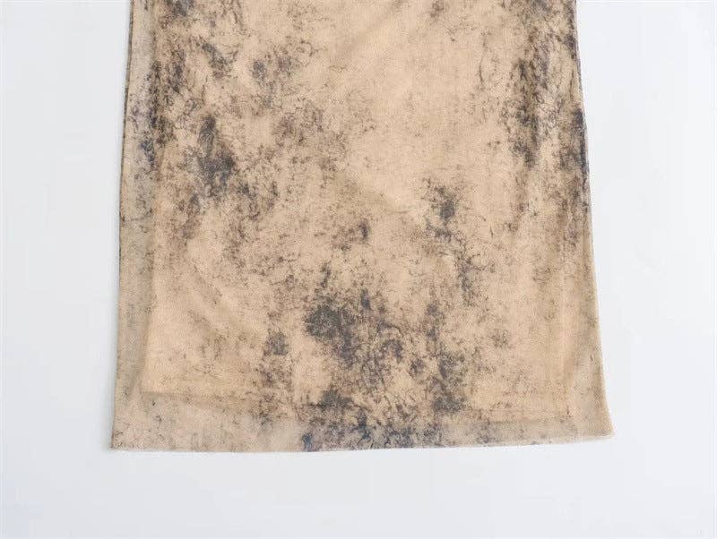 Marayn - Wholesale Dress - Women's - VintageInspired Silk Print Dress Autumns Chic Global Style8