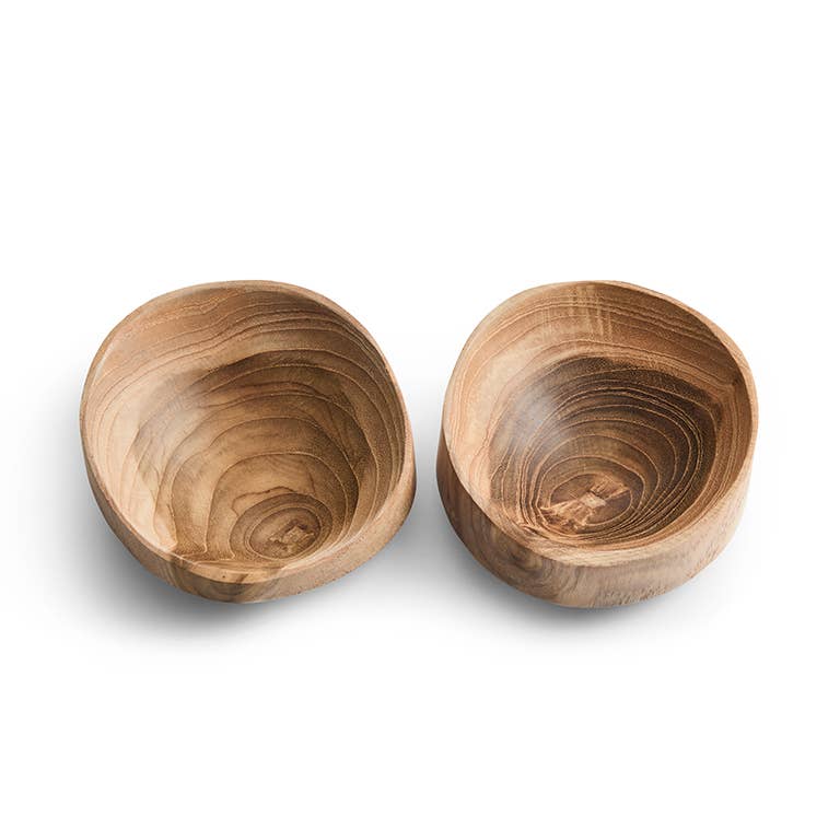 ByBazz - Wholesale Decorative Plate/Dish/Bowl - Schaaltje Hout Ubud1