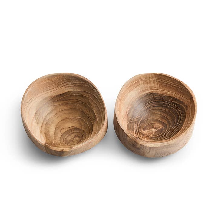 ByBazz - Wholesale Decorative Plate/Dish/Bowl - Schaaltje Hout Ubud1