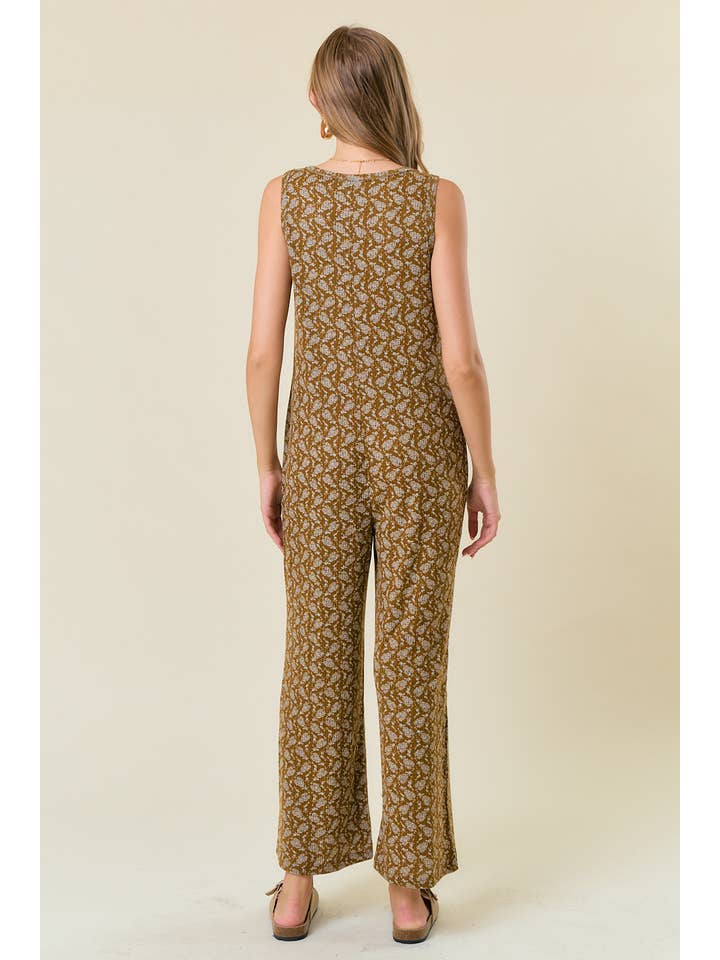 Doe and Rae - Vente Combinaison – femme - COMBINAISON BOUTONNÉE SUR LE DEVANT AVEC POCHES - 27018R-19