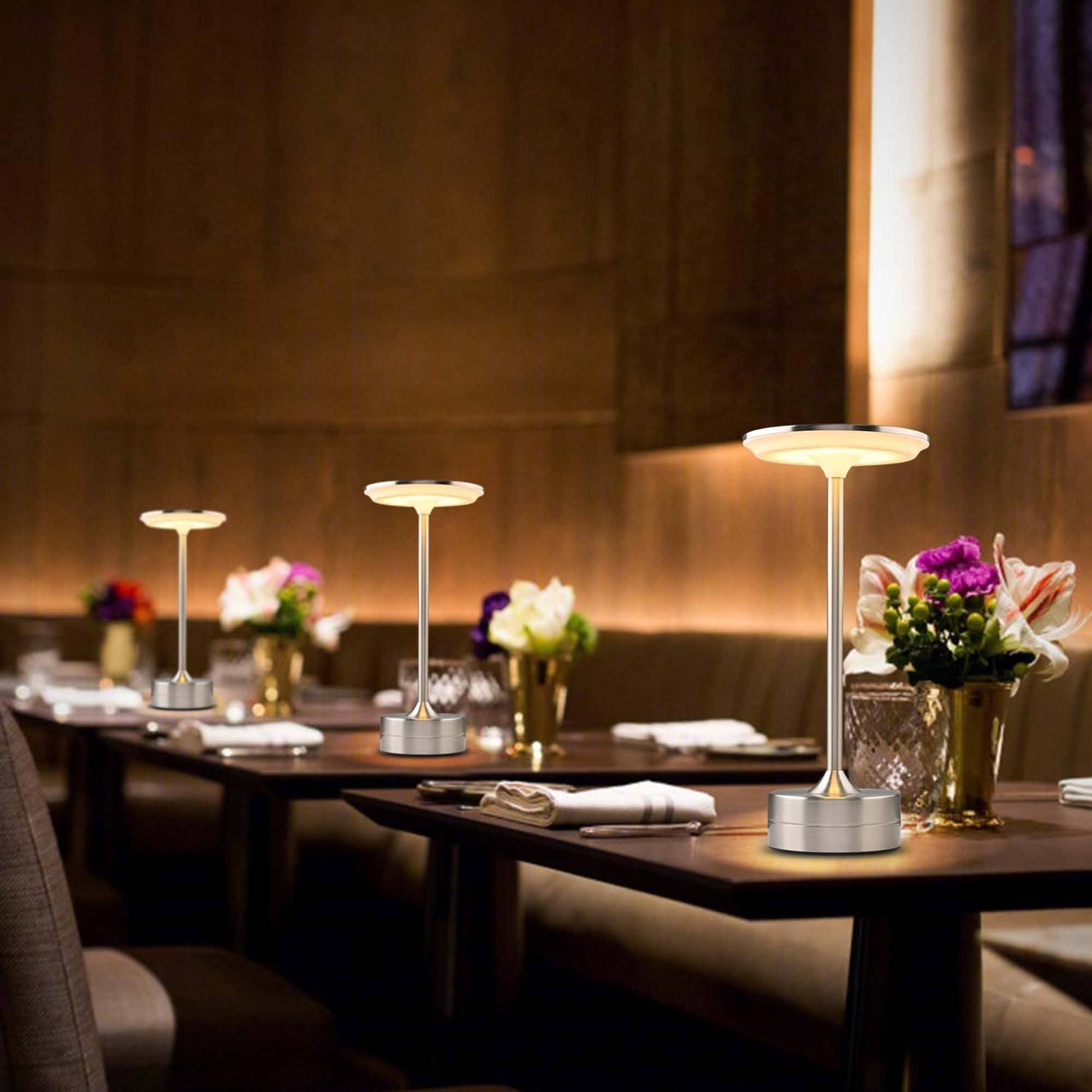 LAX Gadgets - Wholesale Accent/Desk Lamp - LED Table Lamp – Touch Control, Dimmable, Rechargeable13