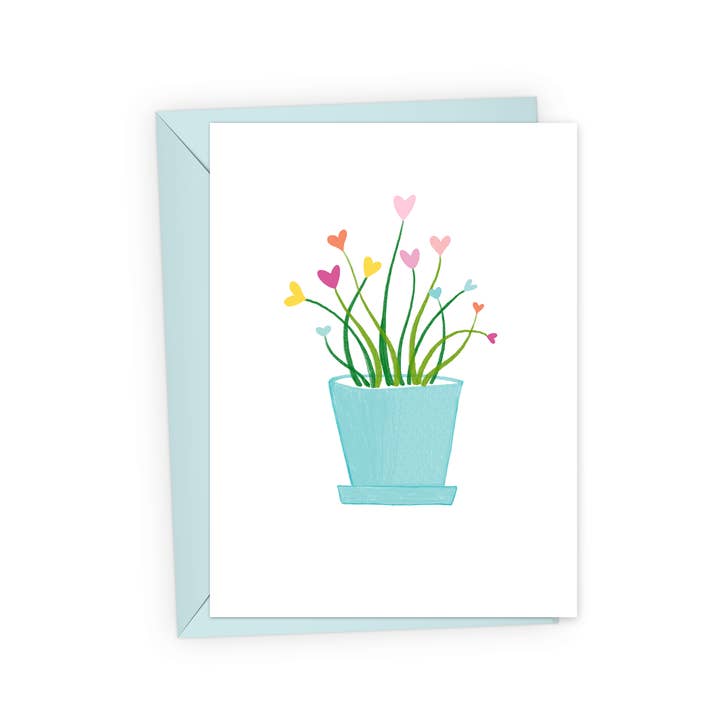Love Plant Valentine and Anytime Card | A2 for wholesale by Queen Fayzel