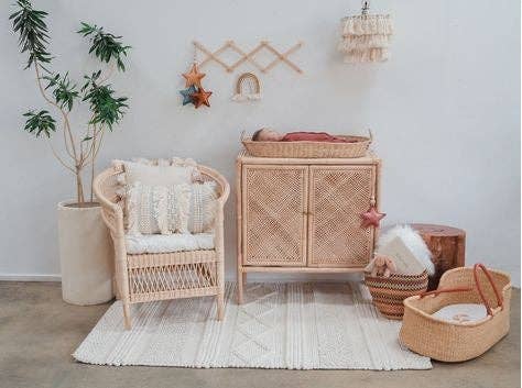 The African Home Goods - Wholesale Bassinet - Baby - Natural Bassinet Moses Basket4
