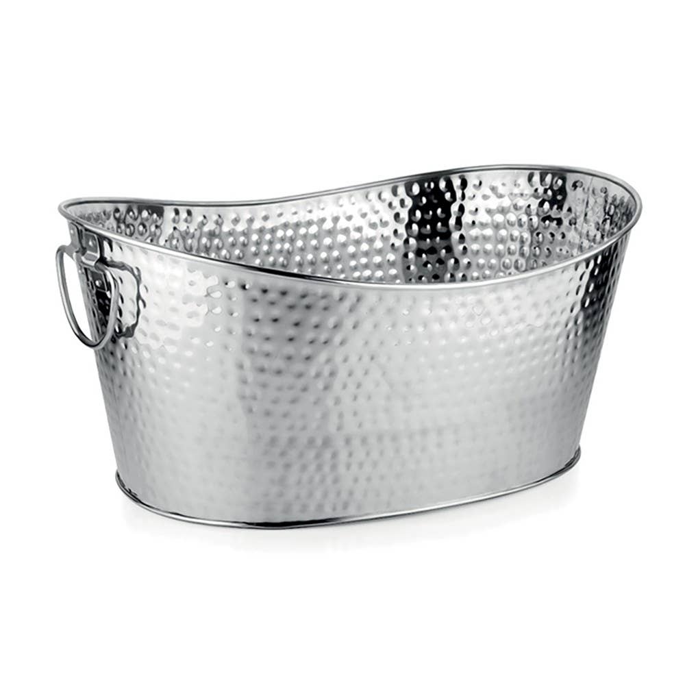 AULICA - Wholesale Wine Bucket - Hammered silver champagne bucket 49x35x23.5cm0