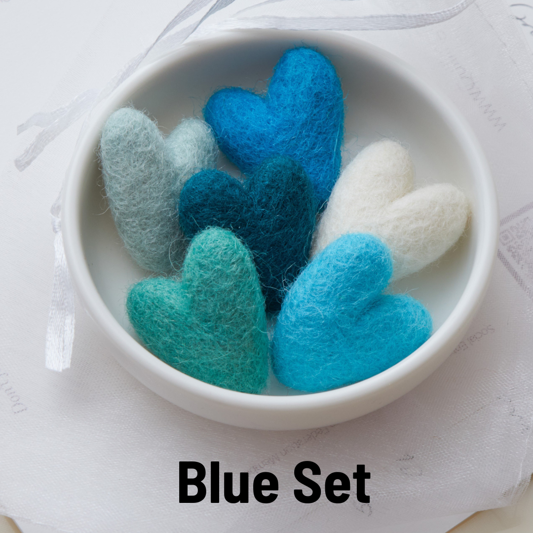 Your Heart's Content - Wholesale Decorative Tabletop Object - Wool Heart Sets, Valentines Day, Bowl Filler, Gifts for Her14