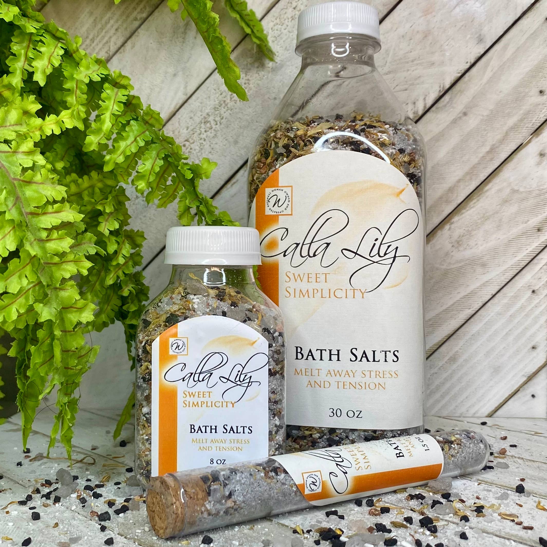 Calla Lily Cosmetics - Wholesale Bath salts - Sweet Simplicity Soak Bath Salts3