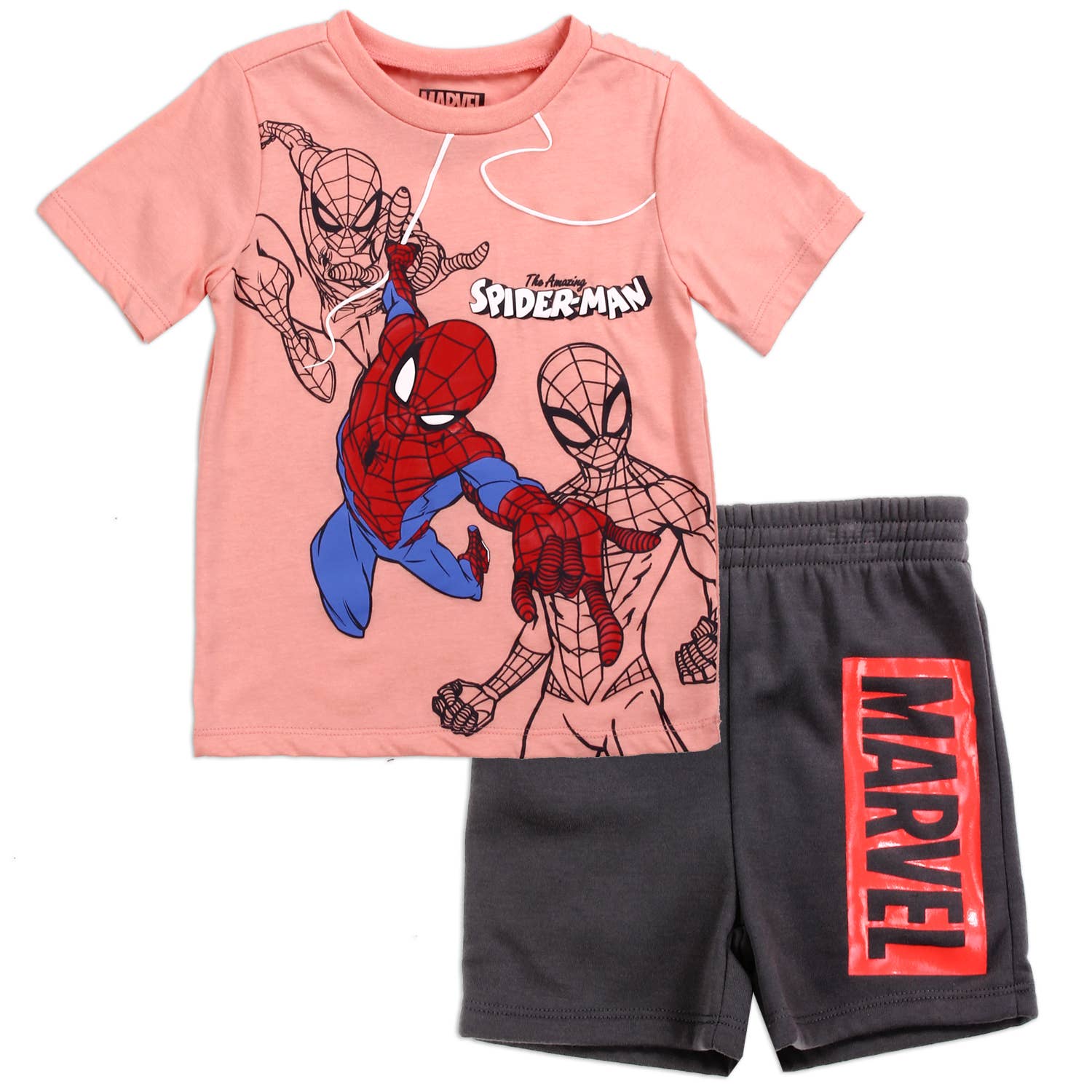 Penguin Kids Wear - Wholesale Top & Short Set - Kids - SPIDER-MAN Boys Toddler 2-Piece Short Set