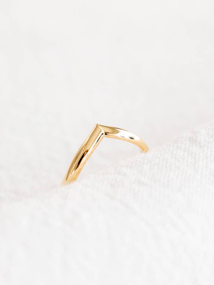 Thick Chevron Ring for wholesale by Laine Honolulu