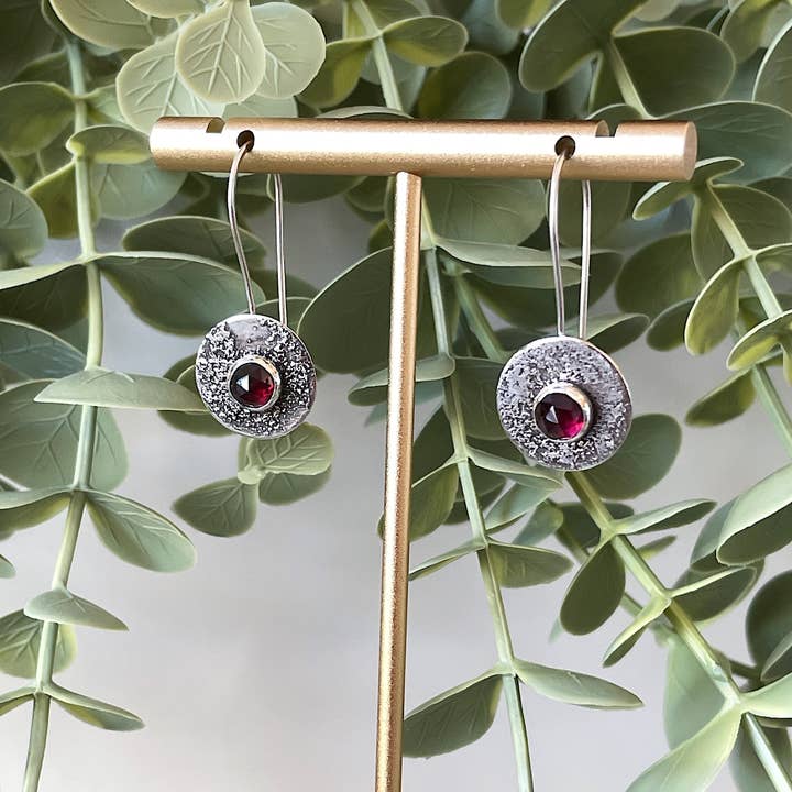 Brincos de Granadas Rodolitas por atacado de Rustic Souls