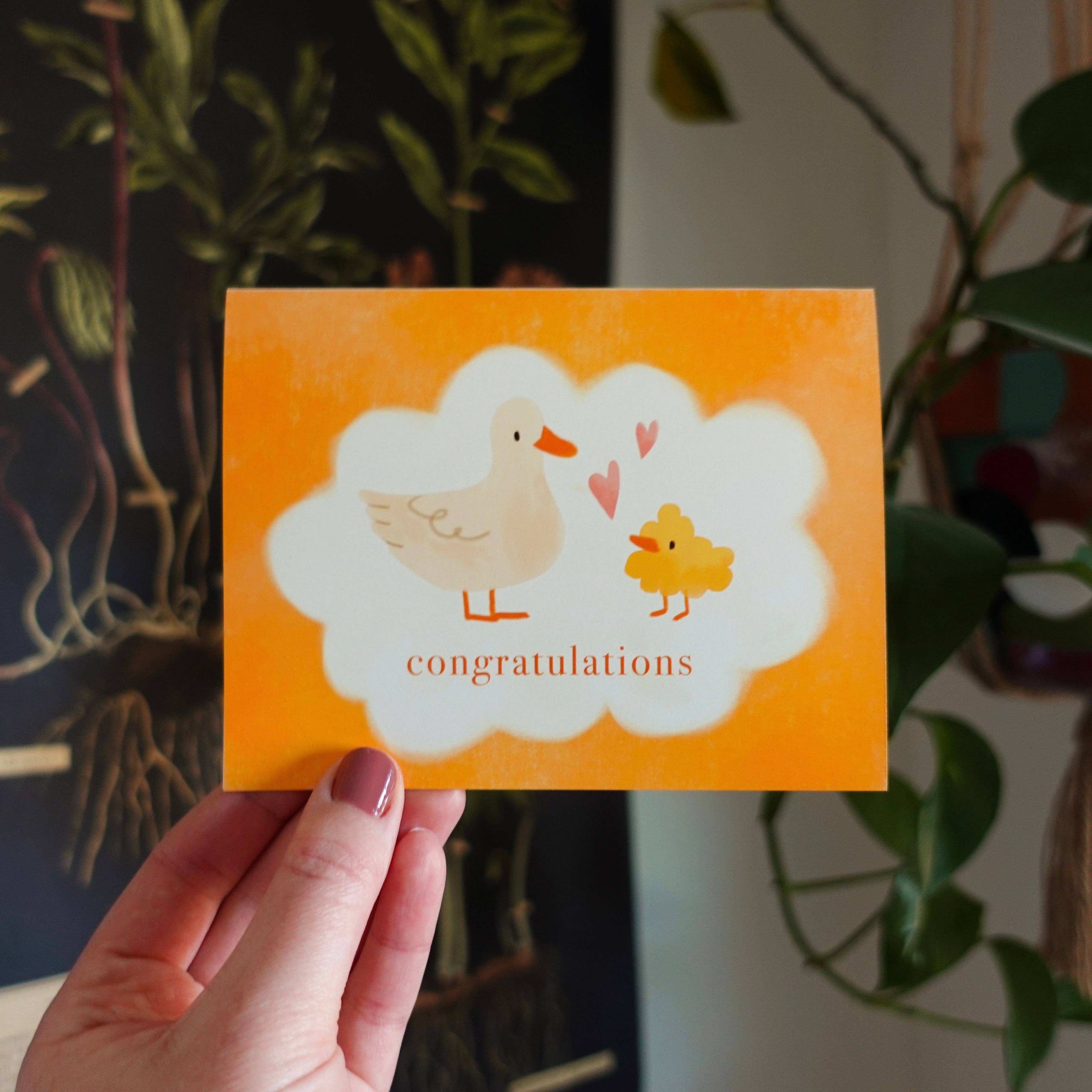 Fun Gal Studio - Wholesale Baby Card - Congratulations - New baby card / Birth celebration card2