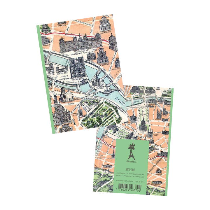 Carnet Notre Dame pour la vente par Les Parisettes