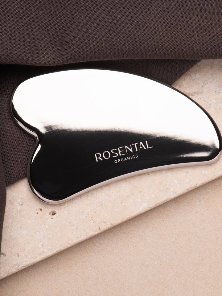 Gua Sha in acciaio inossidabile | Strumento di sollevamento naturale per la vendita all'ingrosso da parte di Rosental Organics