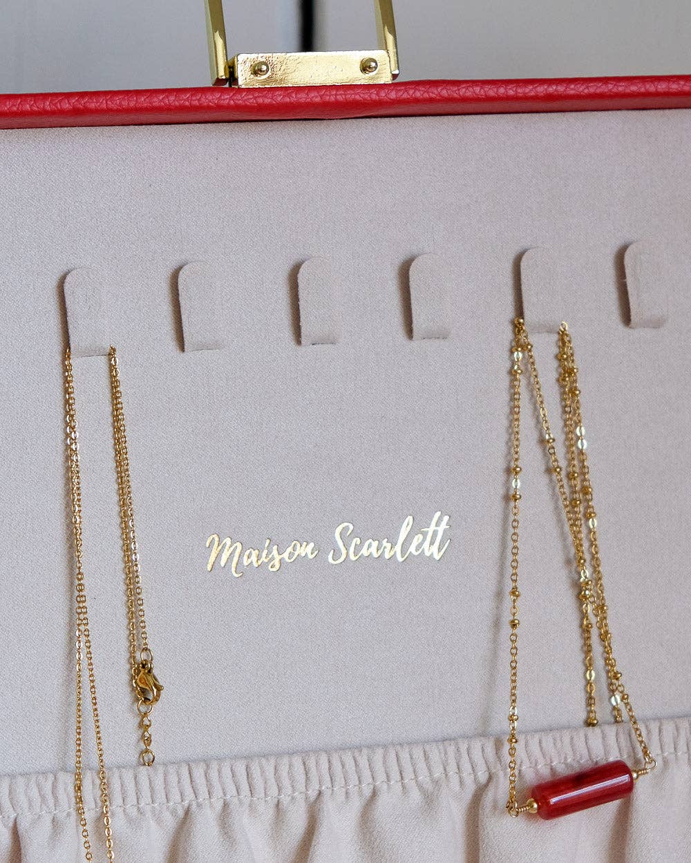 Maison Scarlett – Organizador/caixa de joias por atacado – Caixa de jóias Anne PU2