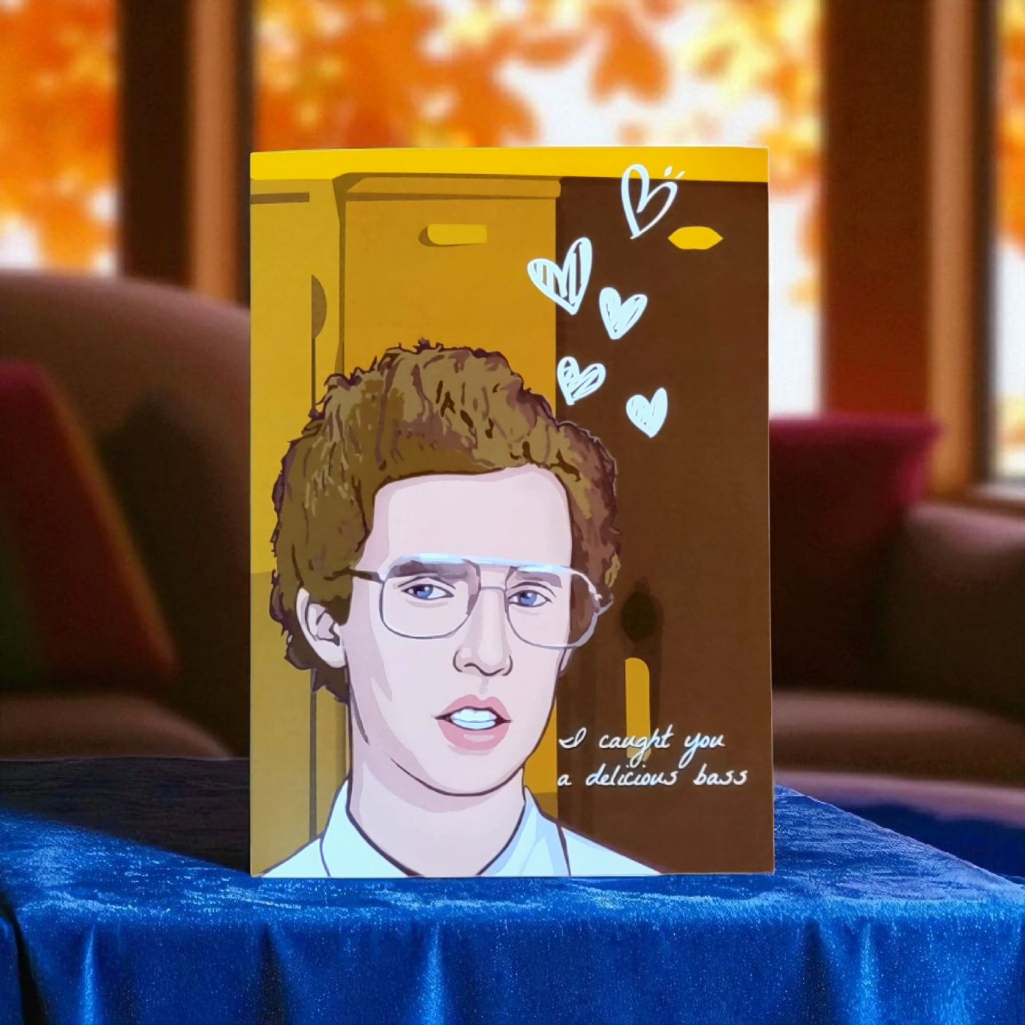 Thanks You're Welcome – wholesale Tackkort – Jag Fångade en Utsökt Abborre åt Dig - Napoleon Dynamite - 5x7 Gratulationskort2