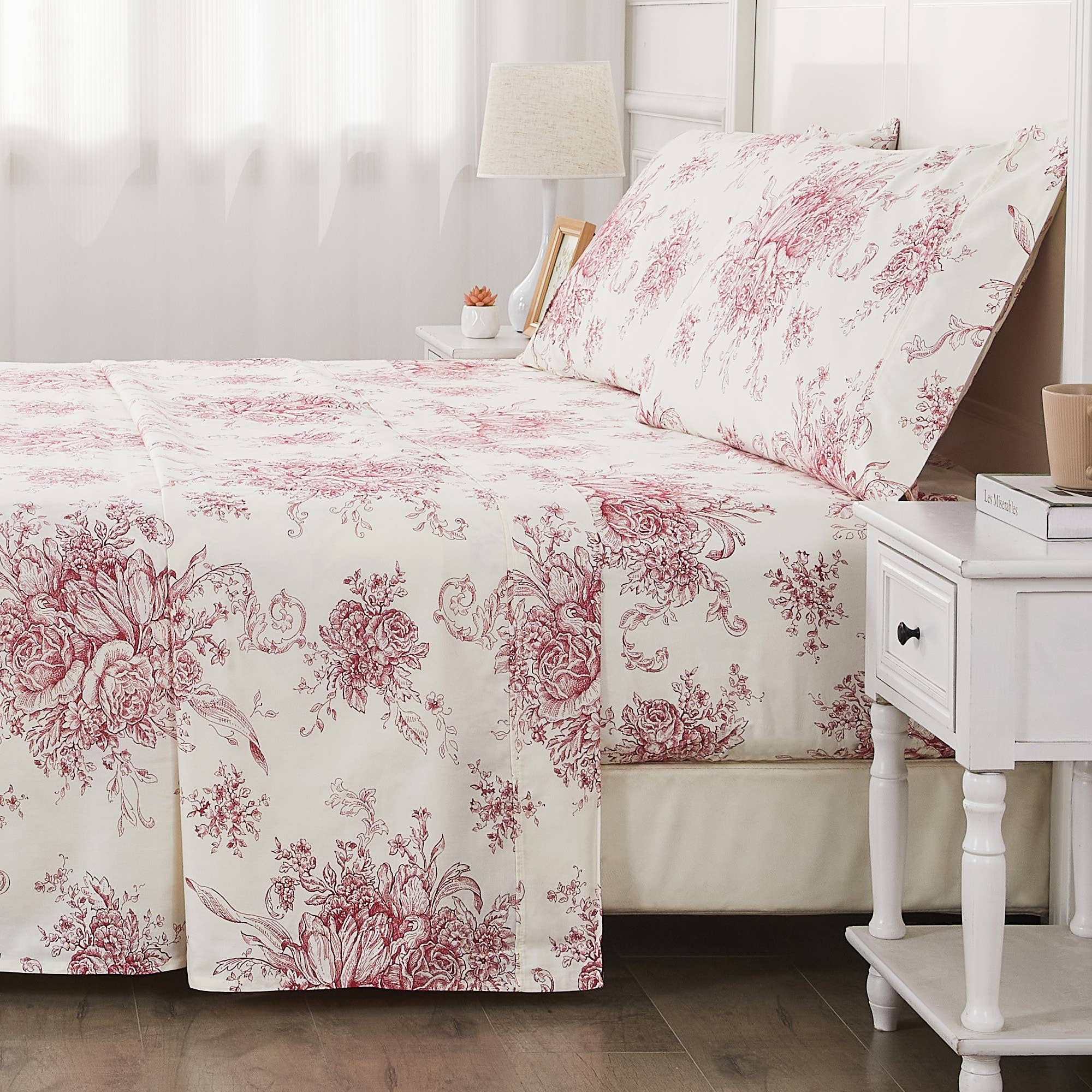 Mélange Home - Wholesale Sheet Set - Toile Printed Cotton Sheet Set16